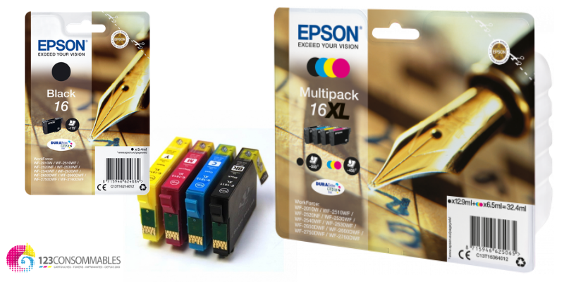 CARTOUCHES JET D'ENCRE POUR EPSON